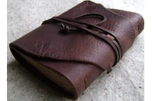 medieval style leather journal